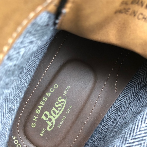 Bass & Co Weatherproof Leather Brogue Boots - Picture 4 of 7